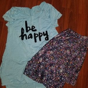 Justice matching outfit size 12